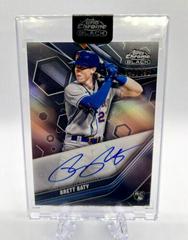Brett Baty [Refractor] Baseball Cards 2023 Topps Chrome Black Autographs Prices