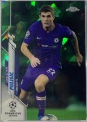 Christian Pulisic [Green Refractor] Soccer Cards 2019 Topps Chrome UEFA Champions League Prices