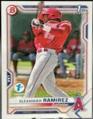 Alexander Ramirez Baseball Cards 2021 Bowman 1st Edition Prices