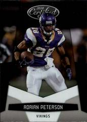 Adrian Peterson Football Cards 2010 Panini Certified Prices