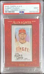 Albert Pujols [Mini Cloth] #110 Baseball Cards 2020 Topps Allen & Ginter Prices