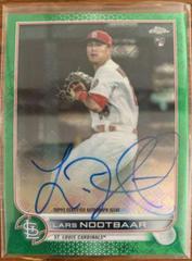 Lars Nootbaar [Green] #CA-LN Baseball Cards 2022 Topps Chrome Logofractor Autographs Prices