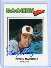 Denny Martinez Baseball Cards 2001 Topps Archives Autographs Prices