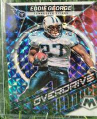 Eddie George [White] Football Cards 2022 Panini Mosaic Overdrive Prices
