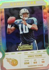 Vince Young #AO-VYO Football Cards 2022 Panini Contenders Admit One Prices