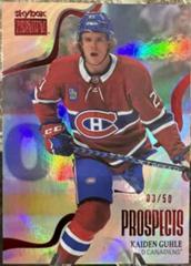 Kaiden Guhle [Star Rubies] #PP-33 Hockey Cards 2022 Skybox Metal Universe Premium Prospects Prices
