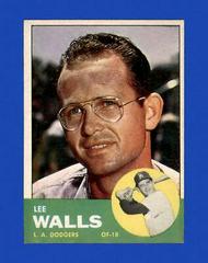 Lee Walls #11 Baseball Cards 1963 Topps Prices