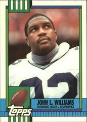 John L. Williams Football Cards 1990 Topps Tiffany Prices