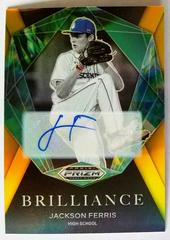 Jackson Ferris [Autograph Gold] #BR-JF Baseball Cards 2022 Panini Prizm Draft Picks Brilliance Prices
