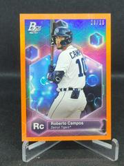 Roberto Campos [Orange] #PE-27 Baseball Cards 2022 Bowman Platinum Precious Elements Prices