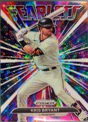 Kris Bryant [White Donut Circles Prizm] #FL-20 Baseball Cards 2022 Panini Prizm Fearless Prices