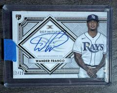 Wander Franco [Green] #DRA-WF Baseball Cards 2022 Topps Definitive Rookie Autographs Prices