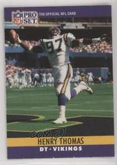 Henry Thomas #196 Football Cards 1990 Pro Set FACT Cincinnati Prices