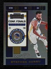 Stephen Curry [Conference Finals Ticket] #92 Basketball Cards 2019 Panini Contenders Prices