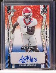 Adonai Mitchell [Metalized Sparkles Red White Blue] #BA-AM1 Football Cards 2022 Leaf Flash Autographs Prices