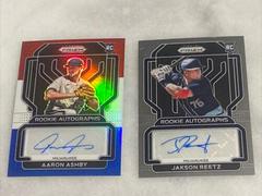 Aaron Ashby [Red White Blue Prizm] #RA-AS Baseball Cards 2022 Panini Prizm Rookie Autographs Prices