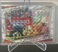 Brock Purdy [White] #AS-BP Football Cards 2023 Panini Mosaic Audible Prices