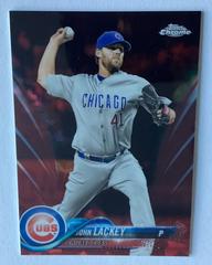John Lackey [Red] Baseball Cards 2018 Topps Chrome Sapphire Prices