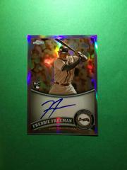 Freddie Freeman [Sepia Refractor Autograph] #173 Baseball Cards 2011 Topps Chrome Prices