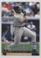Frank Thomas #140 Baseball Cards 2000 Ultra Prices