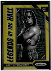 Bret Hit Man Hart [Gold] #10 Wrestling Cards 2023 Panini Prizm WWE Legends of the Hall Prices