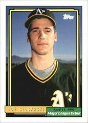 Joe Slusarski #165 Baseball Cards 1992 Topps '91 M.L. Debut Prices