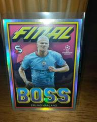 Erling Haaland #FB-EH Soccer Cards 2022 Topps UEFA Superstars Final Boss Prices