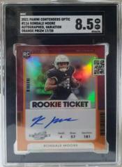 Rondale Moore [Autograph Variation Orange] #116 Football Cards 2021 Panini Contenders Optic Prices