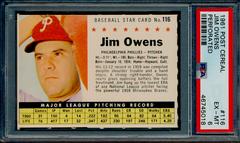 Jim Owens [Perforated] Baseball Cards 1961 Post Cereal Prices