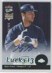 Ryan Braun [Autograph] #245 Baseball Cards 2007 Ultra Prices