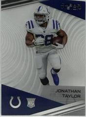 Jonathan Taylor [RC] #CV-7 Football Cards 2020 Panini Chronicles Clear Vision Rookies Prices