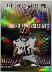 Anthony Schwartz [Red] #RE-31 Football Cards 2021 Panini Illusions Rookie Endorsements Autographs Prices