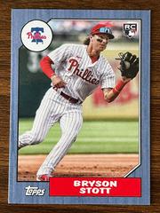 Bryson Stott #78B-34 Baseball Cards 2022 Topps Mini 1987 Prices