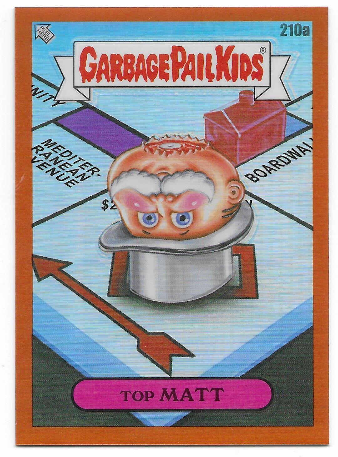 Top MATT [Orange Refractor] #210a Prices | 2022 Garbage Pail Kids ...