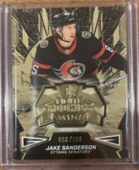 Jake Sanderson [Gold] #F-10 Hockey Cards 2022 SPx Finite Rookies Prices