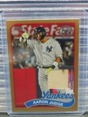 Aaron Judge [Gold] #89BR-AJ Baseball Cards 2024 Topps 1989 Relic Prices