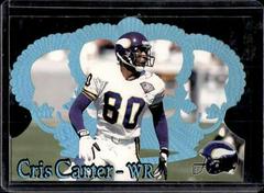 Cris Carter [Blue Holofoil] #91 Football Cards 1995 Pacific Crown Royale Prices