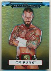 CM Punk [Gold] Wrestling Cards 2010 Topps Platinum WWE Prices