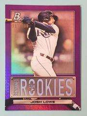 Josh Lowe [Purple] #RR-7 Baseball Cards 2022 Bowman Platinum Renowned Rookies Prices