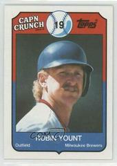 Robin Yount #21 Baseball Cards 1989 Cap'N Crunch Prices
