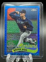 Bryan Woo [Blue] #T89C-95 Baseball Cards 2024 Topps 1989 Chrome Silver Pack Prices