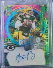 Aaron Rodgers [Splatter] #RS-ARO Football Cards 2022 Panini Spectra RetroSpect Autographs Prices
