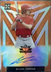Blaze Jordan [Orange] #BA-BJ1 Baseball Cards 2020 Leaf Valiant Autographs Prices