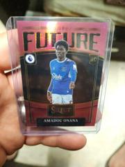 Amadou Onana [Pink] Soccer Cards 2022 Panini Select Premier League Future Prices