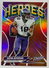 Justin Jefferson [Pink] #H-8 Football Cards 2023 Panini Prestige Heroes Prices