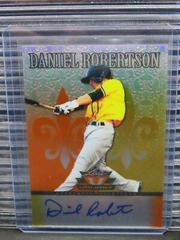 Daniel Robertson [Orange Autograph] Baseball Cards 2012 Leaf Valiant Prices