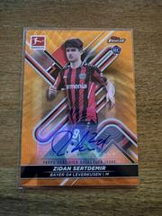 Zidan Sertdemir [Orange Wave] #BCA-ZS Soccer Cards 2021 Topps Finest Bundesliga Autographs Prices