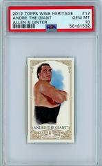Andre The Giant #17 Wrestling Cards 2012 Topps Heritage WWE Allen & Ginter Prices