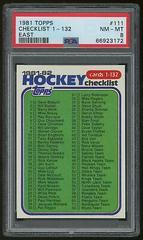 Checklist 1-132 [East] Hockey Cards 1981 Topps Prices