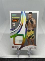 Gilbert Burns [Gold] #M-GBN Ufc Cards 2021 Panini Immaculate UFC Materials Prices